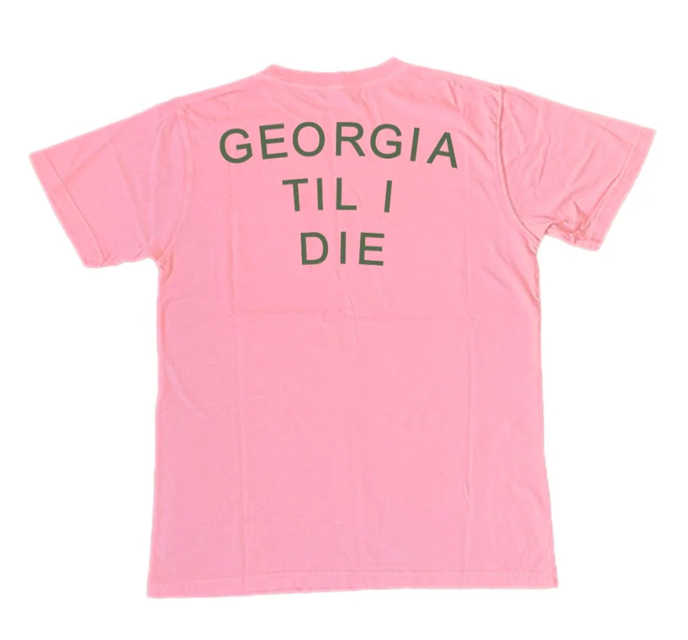 Georgia Till I Die SS Pocket Tee