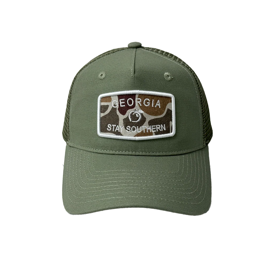 Georgia Emblem Patch Mesh Back Trucker Hat