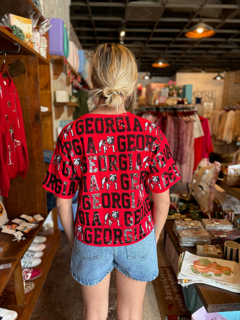 FINAL SALE - The Sequin Repeat Tee