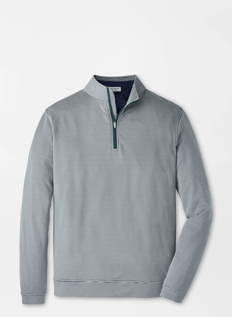 Perth Sugar Stripe Performance Quarter Zip Pullover