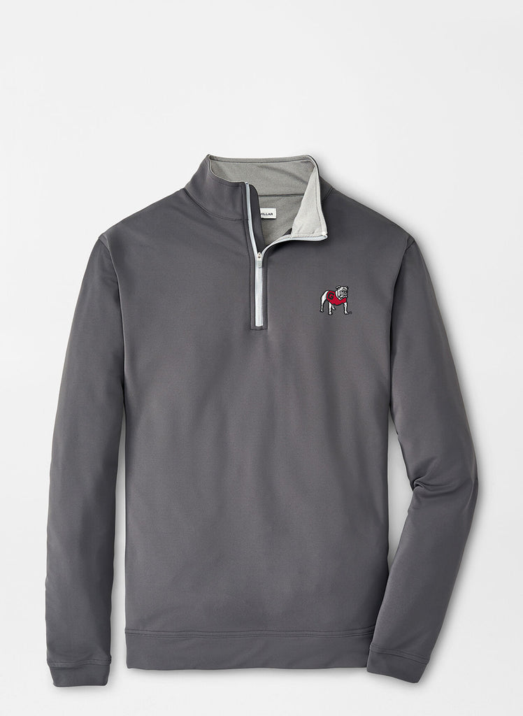 UGA Standing Dawg Perth Performance Quarter-Zip Iron