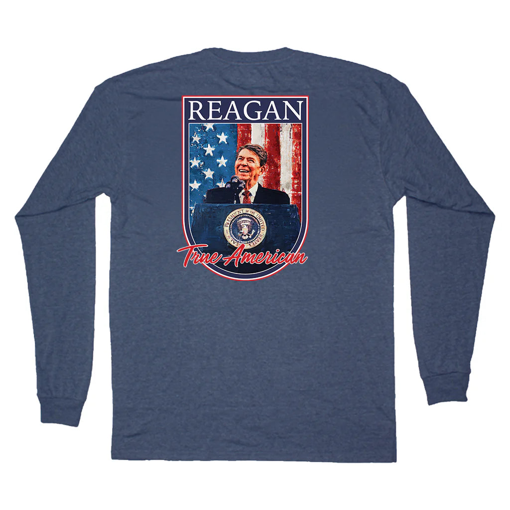 Reagan - True American LS Pocket Tee