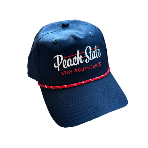 State of Georgia Embroidered Belt