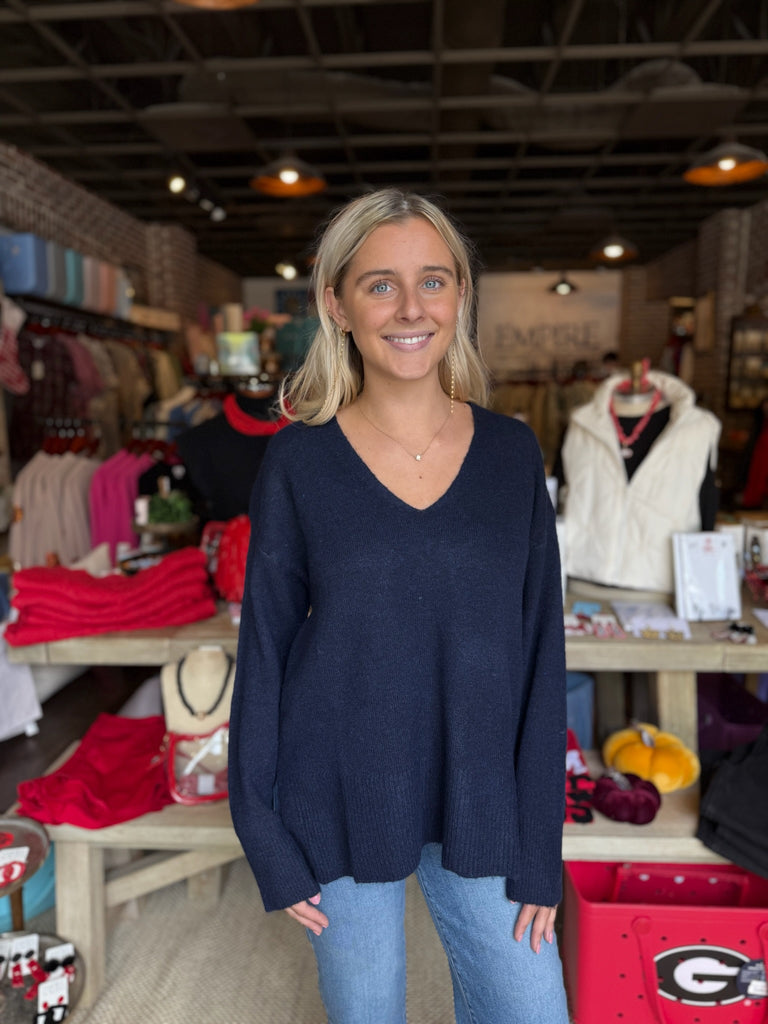 Amy Soft V-Neck Sweater