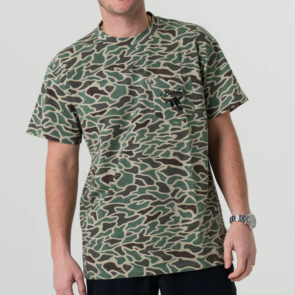 Retro Camo Duck SS Pocket Tee