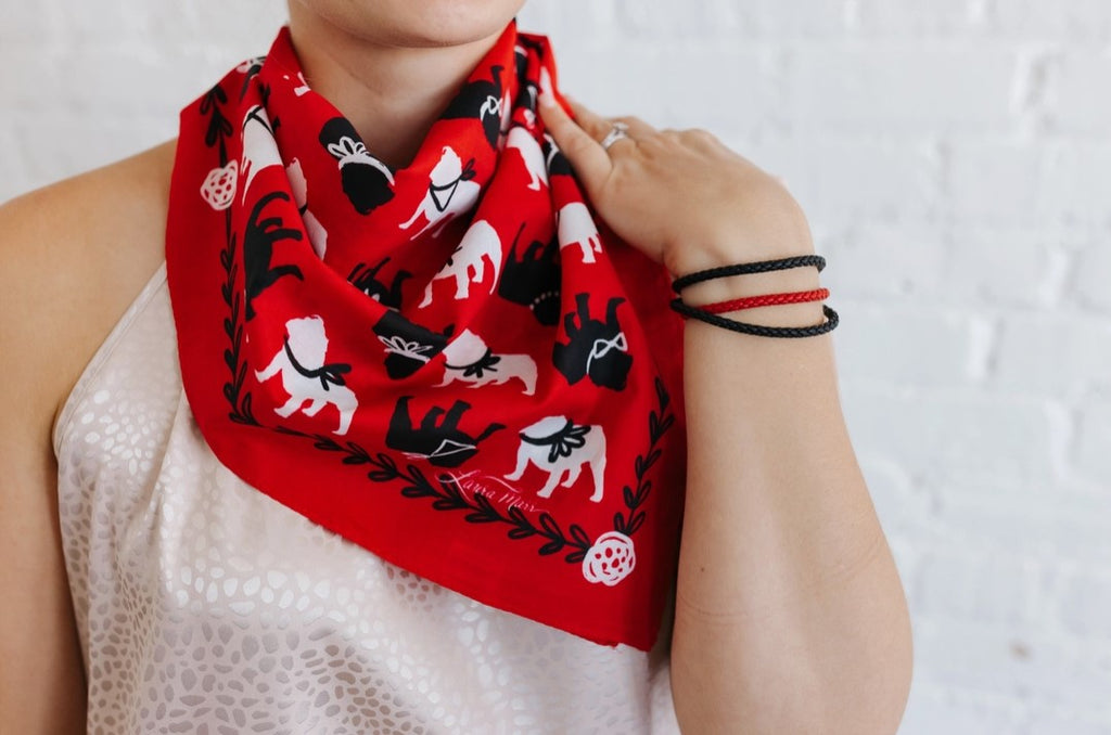FINAL SALE - Spirit Bandana Scarf Red