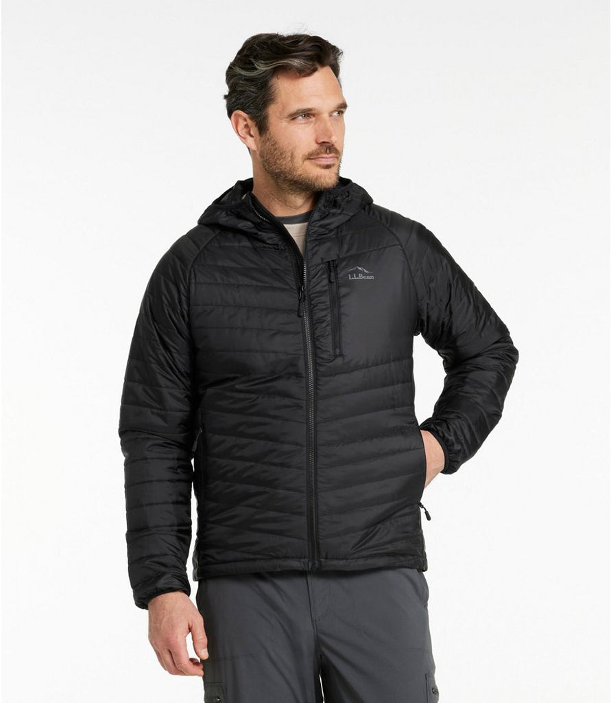 Men's Primaloft Packaway Hooded Jacket Black