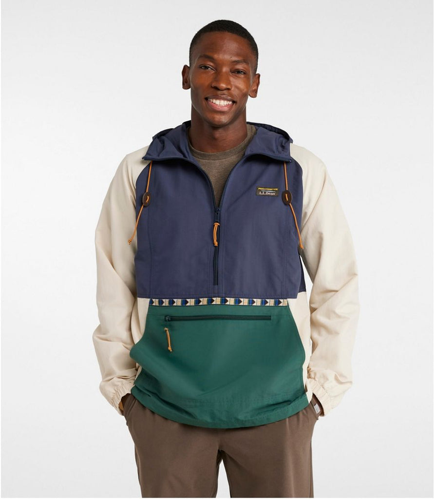 Men's Mountain Classic Anorak Multi Color Carbon Navy/Deep Green