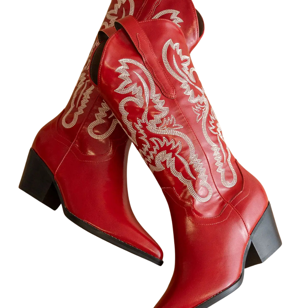 The Amaya | Cherry Western Boot