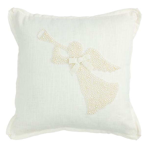 White Christmas Pearl Pillow