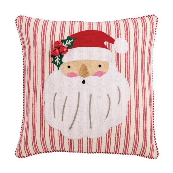 Whimsy Christmas Embroidered Pillow