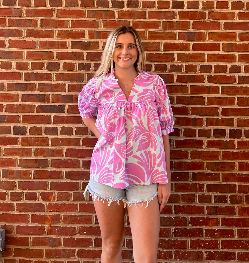 Mary Square - Maggie Sail Away Blue Top