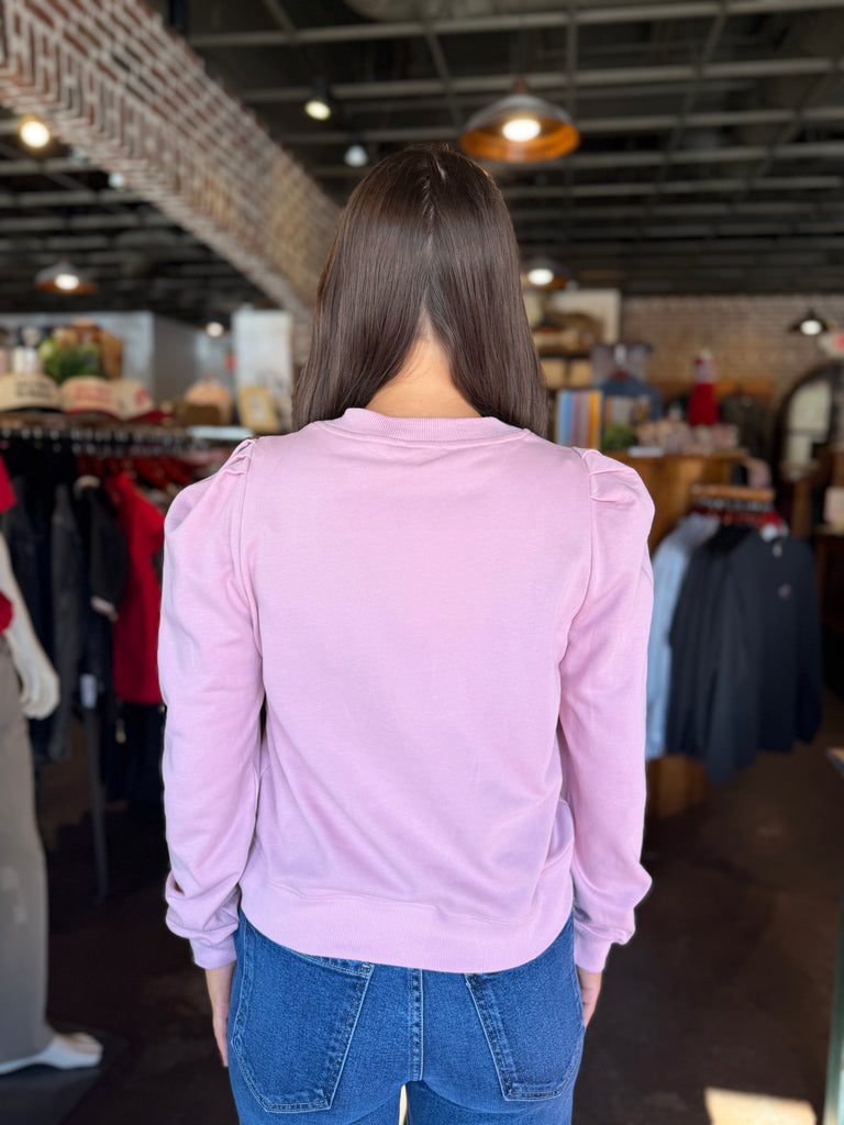 Long Sleeve Puff Sweatshirt