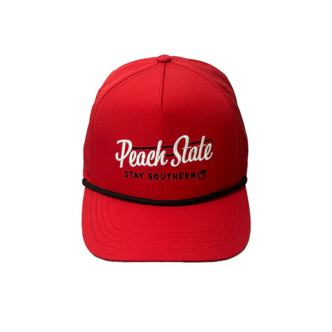 State of Georgia Embroidered Belt