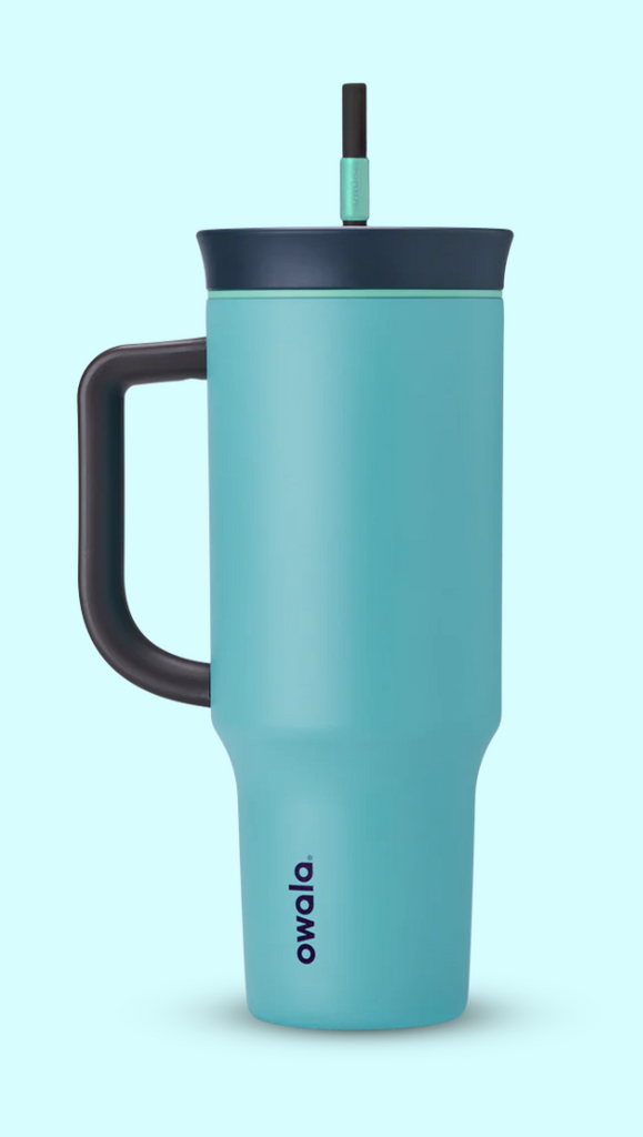 Stainless Steel Tumbler with Straw 40oz