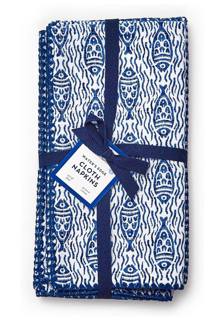 S/4 Floral Pattern Napkins