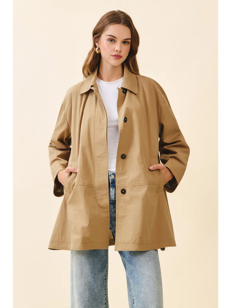 Relaxed Fit Utility Jacket