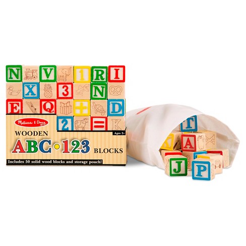 Classic Wooden Blocks w/ Pouch