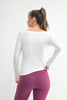 Barely There Boat Neck Micro Ribbed Top