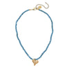 Gold Heart Beaded Necklace