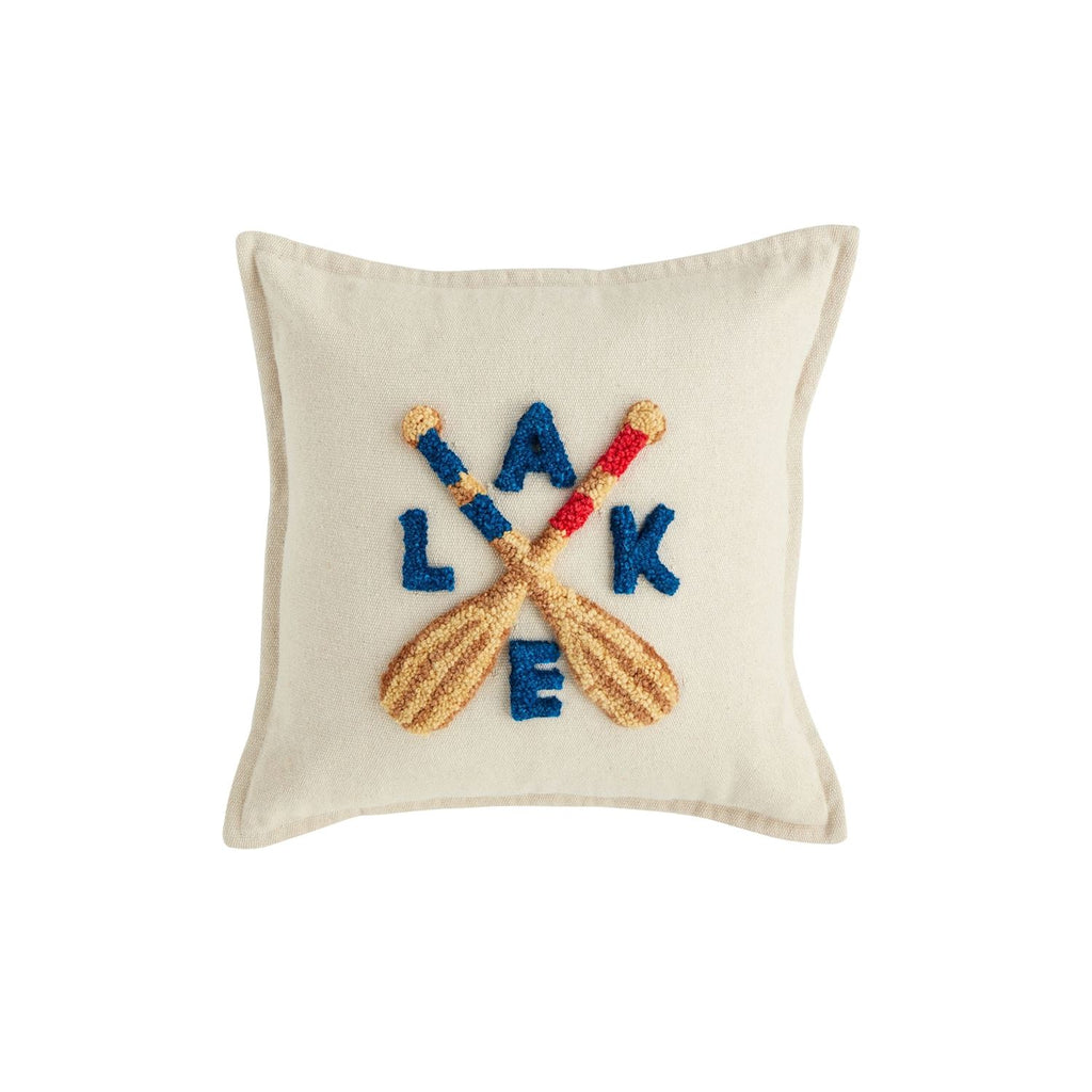 Canvas Tufted Icon Pillow