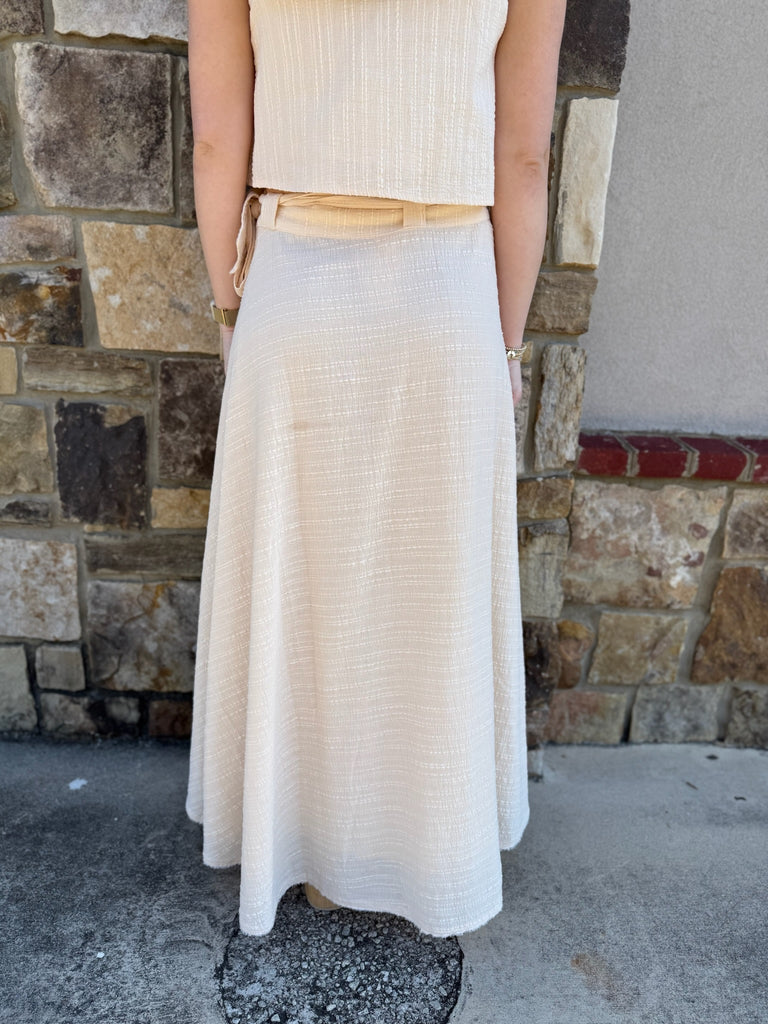 Salerno Wrap Midi Skirt
