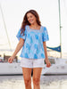 Heidi Color Me Sweet Blue Top