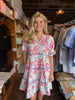 Palmer Hibiscus Harmony White Dress