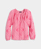 Cora Tile V-Neck Blouse