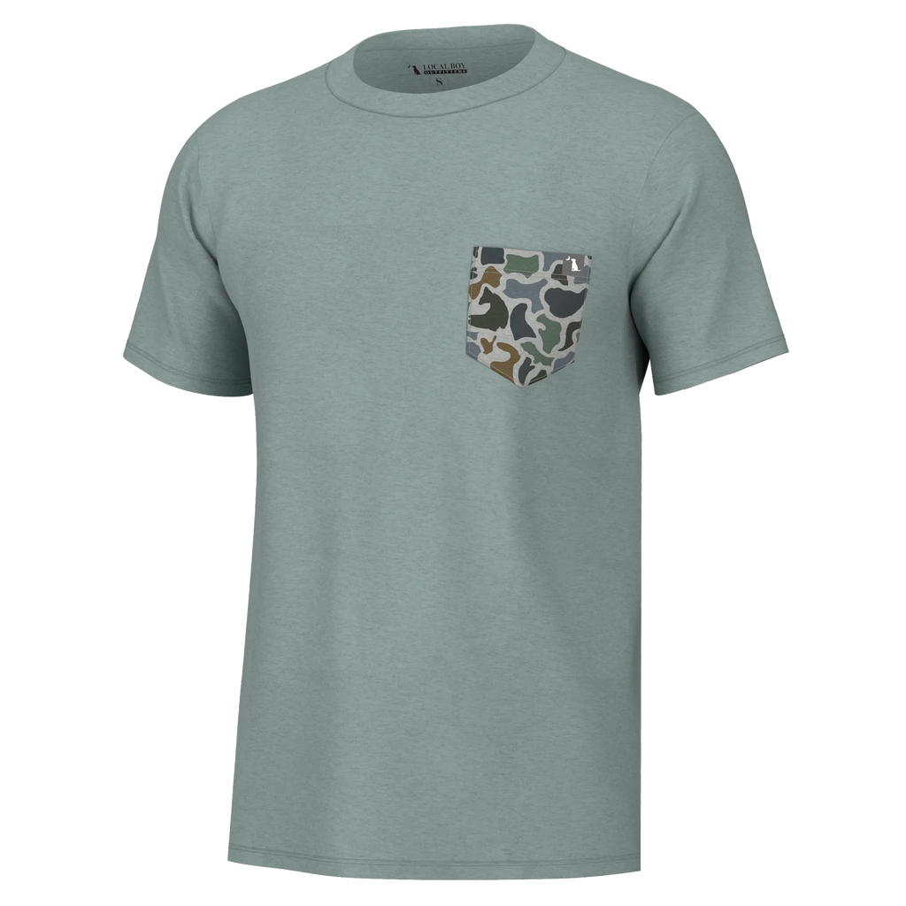 Heather Blend Short Sleeve Crewneck