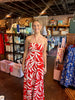 Elodi Vacances Midi Dress Cabana Red
