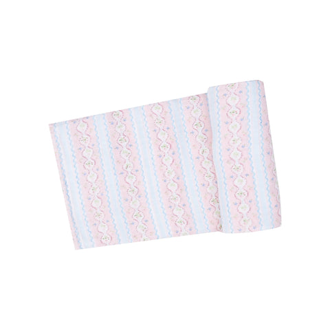 Georgia Smocked Gingham Bib