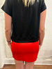 Solid Knit Mock Neck Pullover Top