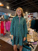 Fiona Honey Vines Dress Green