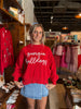 The Embroidered Mock Neck Sweater Georgia