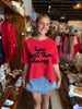 The Glitter Script Boxy Top Georgia