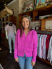 Button Down V-Neck Cardigan