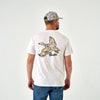 Flying Pintail Camo Duck SS Pocket Tee Heather Oatmeal