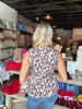 FINAL SALE - Leopard Denim Vest