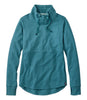 Women's Bean's Cozy Mixed Knits Pullover Storm Teal