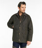 Men's Double L Waxed Upland Coat Loden