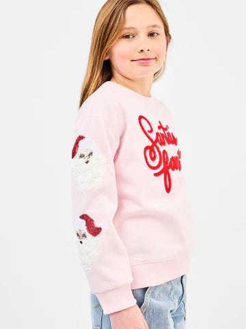 FINAL SALE - Youth Sarah Santa's Favorite Sweatshirt