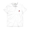UGA Leaning G Solid Cotton Lyocell Polo White