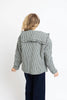 FINAL SALE - Green Gingham Collar Novelty Jacket