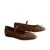 The Logan | Coffee Ballet Flat