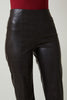 Faded Faux Leather Pants