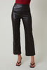 Faded Faux Leather Pants