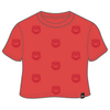 Georgia Ritter Repeat Heavyweight Crop Tee Red