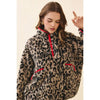 Leopard Faux Fur Pullover