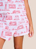 The Team Toile Denim Skort | Georgia